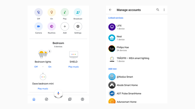 The Google Home app can work in tandem with Google Assistant to control your smart home.